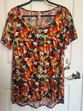 LuLaRoe Disney Mickey Multi-Color Graphic Tunic